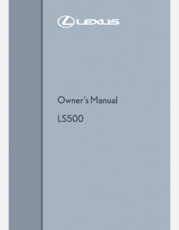 lexus ls500 2024-2025 owners manual
